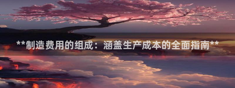彩神官方邀请码是多少：**制造费用的组成：涵盖生产成本的全面指南**