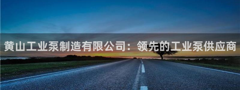 彩神vll首页：黄山工业泵制造有限公司：领先的工业泵供应商