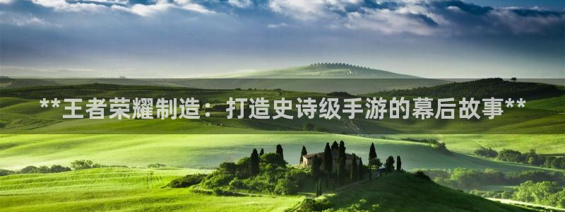 彩神vl购彩大厅：**王者荣耀制造：打造史诗级手游的幕后故事**
