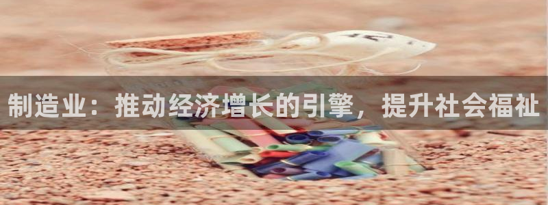 彩神8彩平台客服：制造业：推动经济增长的引擎，提升社会福祉