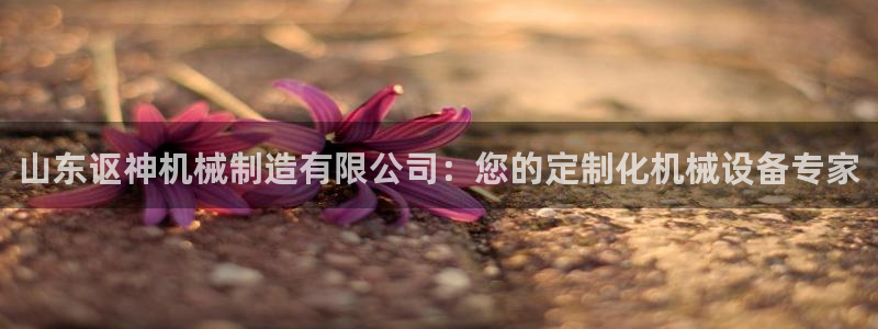 彩神vll官网在线登录：山东讴神机械制造有限公司：您的定制化