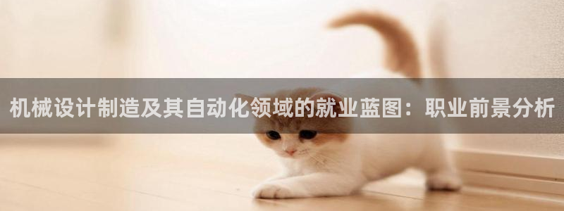 彩神ix官网：机械设计制造及其自动化领域的就业蓝图：职业前景分析