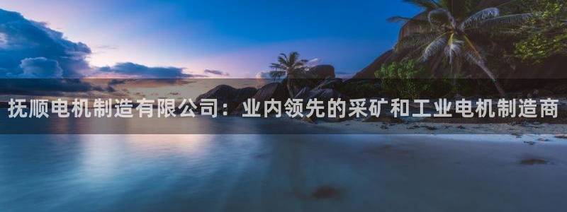 彩神平台是什么套路：抚顺电机制造有限公司：业内领先的采矿和工业电机制造商