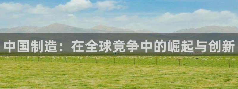 彩神vi争霸官网：中国制造：在全球竞争中的崛起与创新