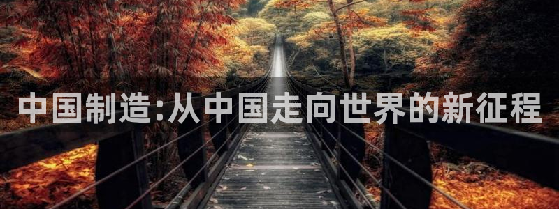 彩神赢的钱是哪里来的啊：中国制造:从中国走向世界的新征程