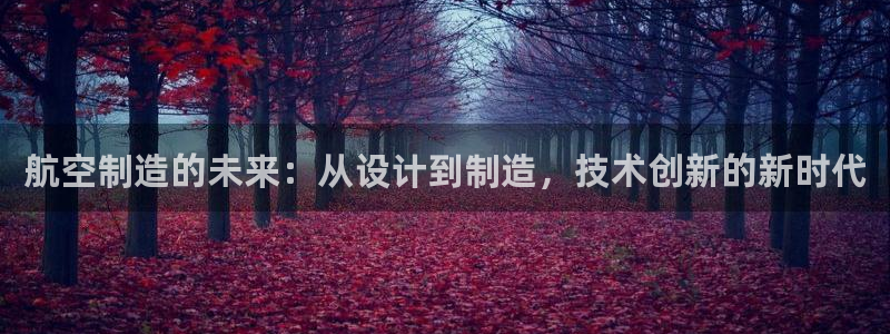 彩神VI首页：航空制造的未来：从设计到制造，技术创新的新时代