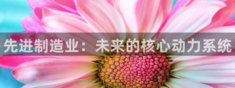 彩神app赚钱是真是假：先进制造业：未来的核心动力系统