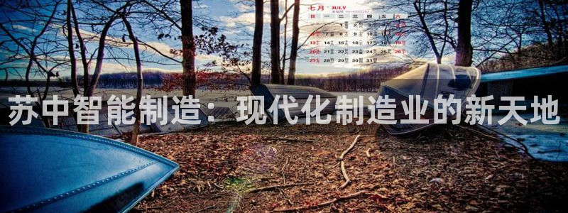 彩神v集团有限公司：苏中智能制造：现代化制造业的新天地